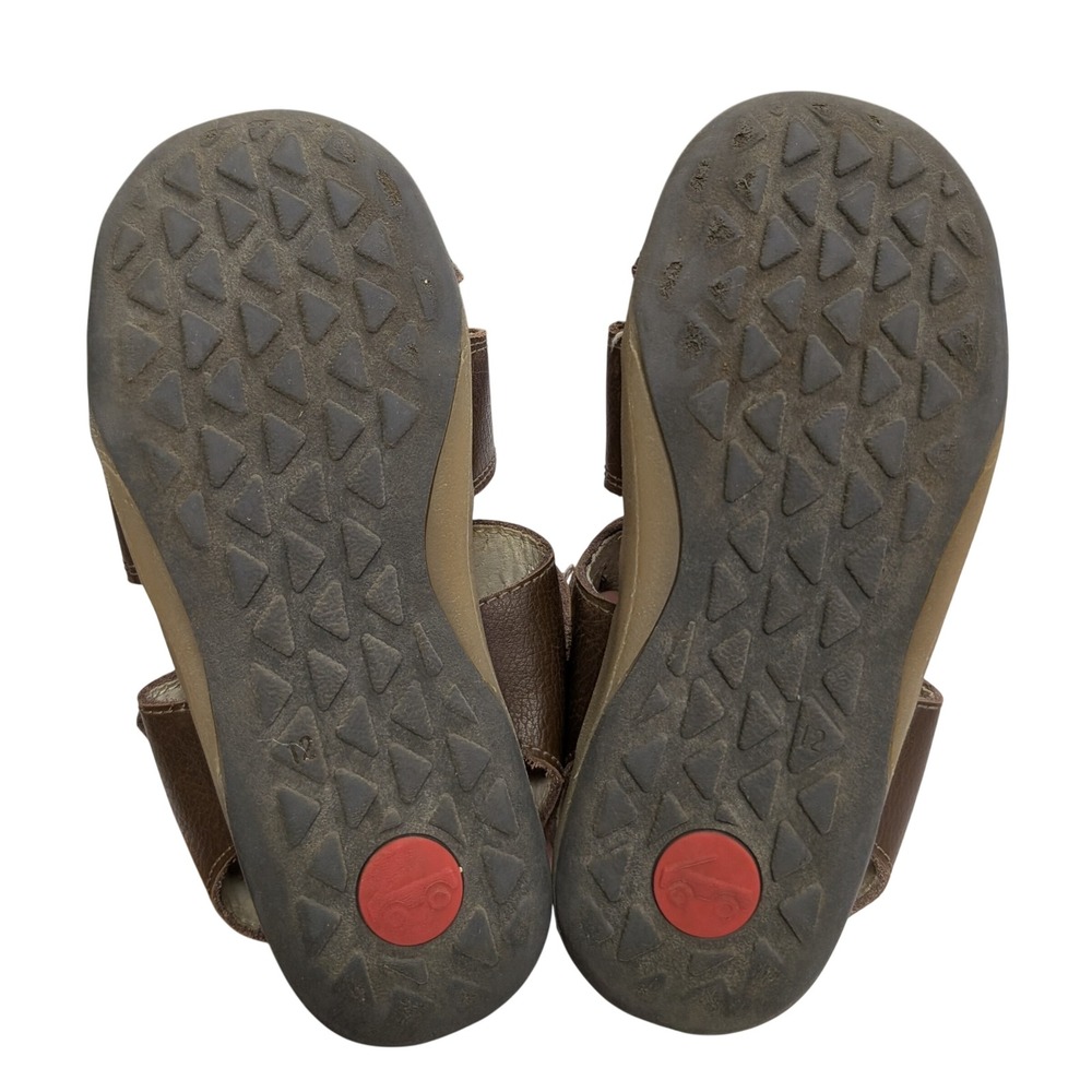See Kai Run Jude IV Brown Fisherman Sandals Leather Flexible Toddler Size 12 - Picture 9 of 11